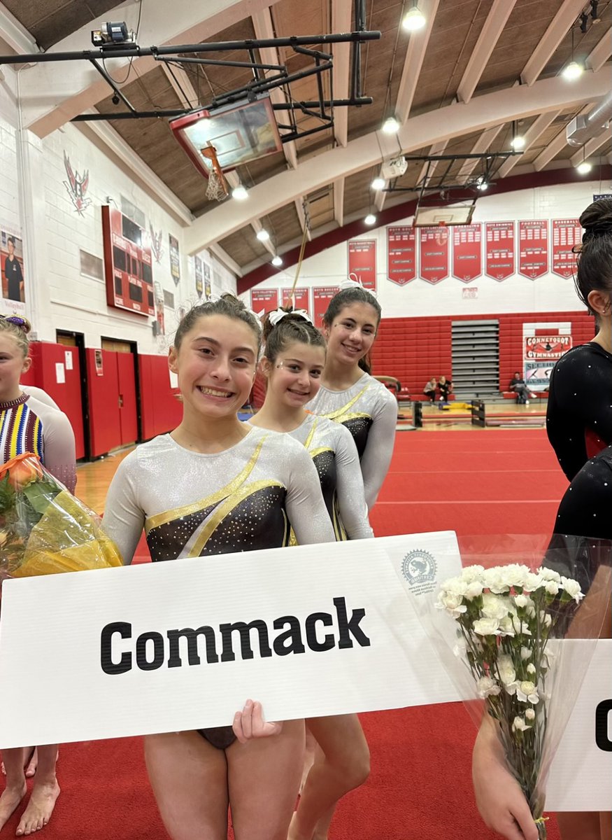 Congratulations to Julia, Alexa & Jessica for receiving #AllAmerican Honors individually on all four events for the 2022-2023 Varsity #Gymnastics season. So proud of you and all of your accomplishments! Keep up the good work.
#CommackSchools #Mack #CommackHighSchool