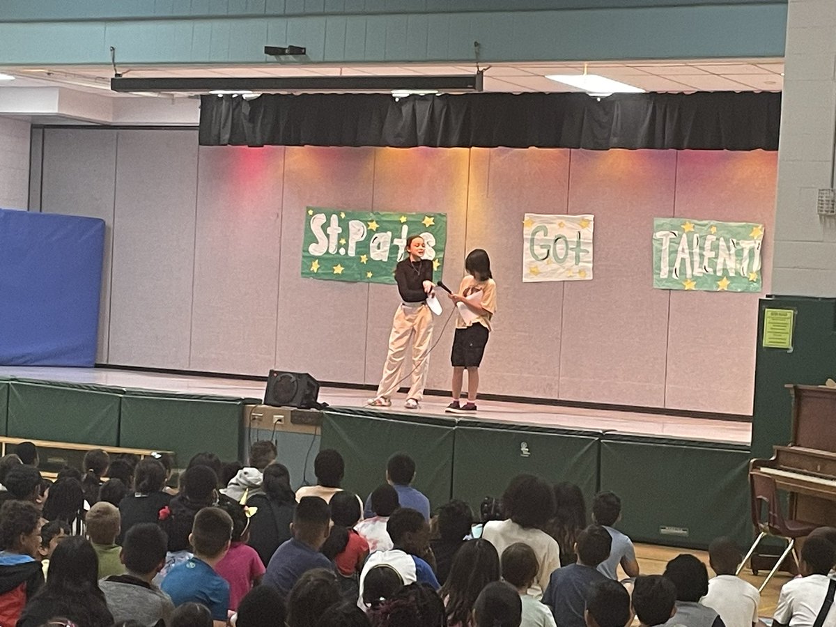 “St Pats Has Talent” talent show just getting underway! #DCDSBExcellence