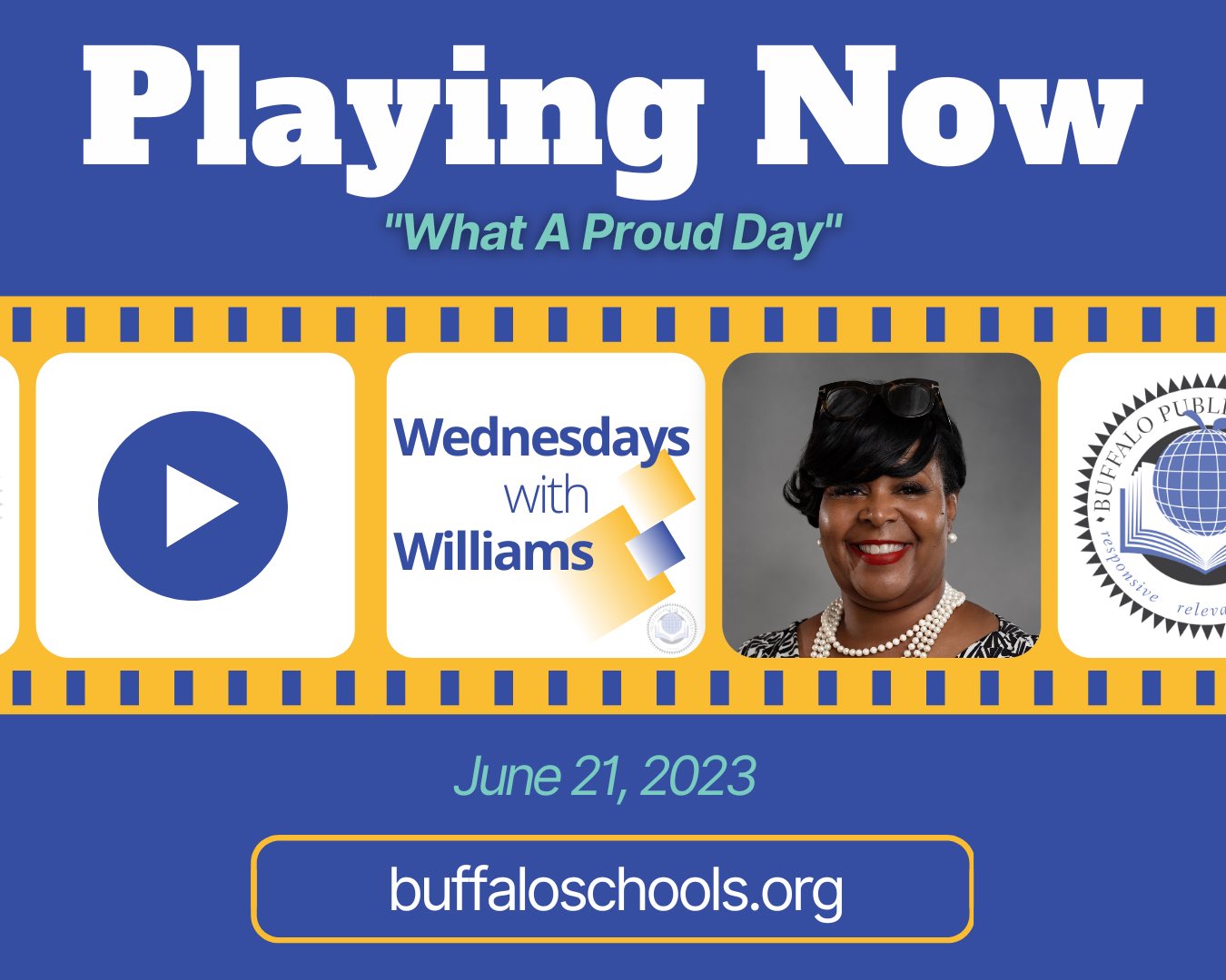 Buffalo Schools on Twitter "🎓 Join us on Wednesdays with Williams as