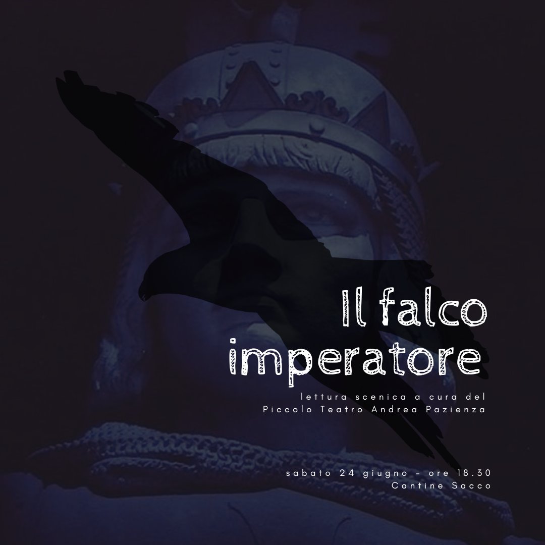 piccoloteatroa1's tweet image. 🪶Il falco imperatore vi farà ascoltare una storia incredibile che dal nostro territorio è diventata immortale. 

- durata: 30 minuti