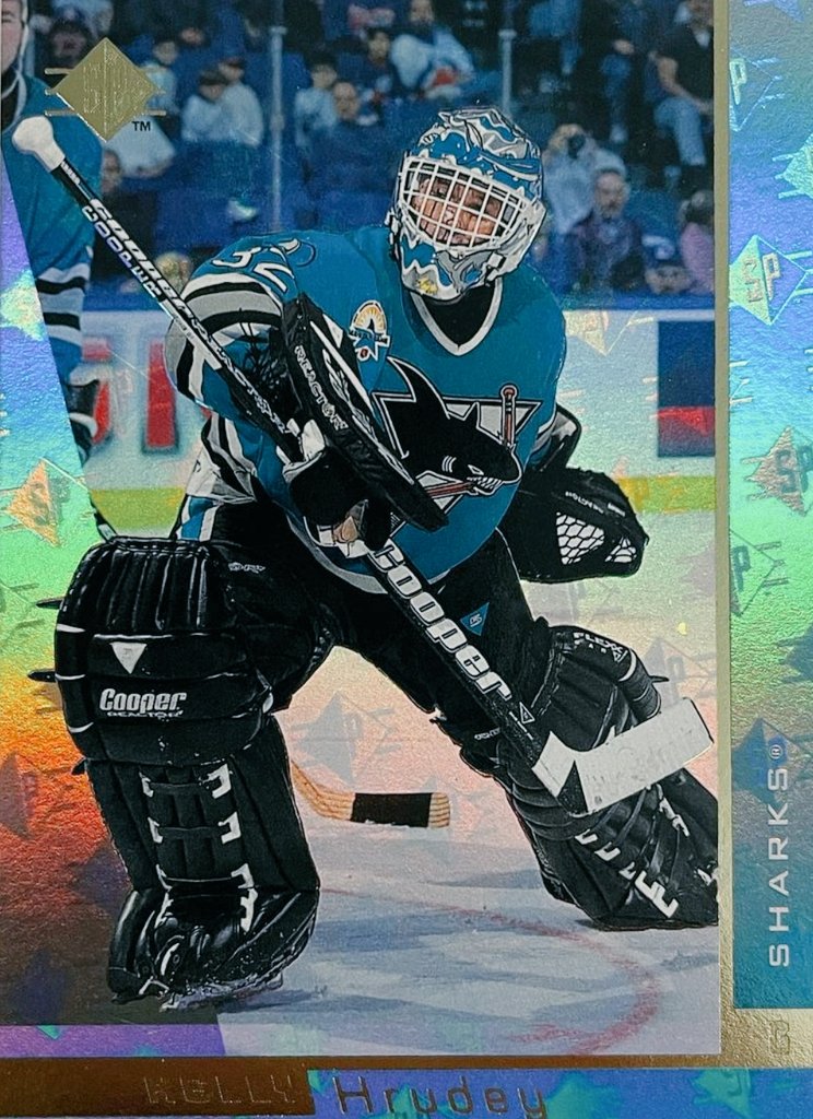Kelly Hrudey San Jose Sharks Upper Deck Card @SanJoseSharks @KellyHrudey #NHL #SJSharks