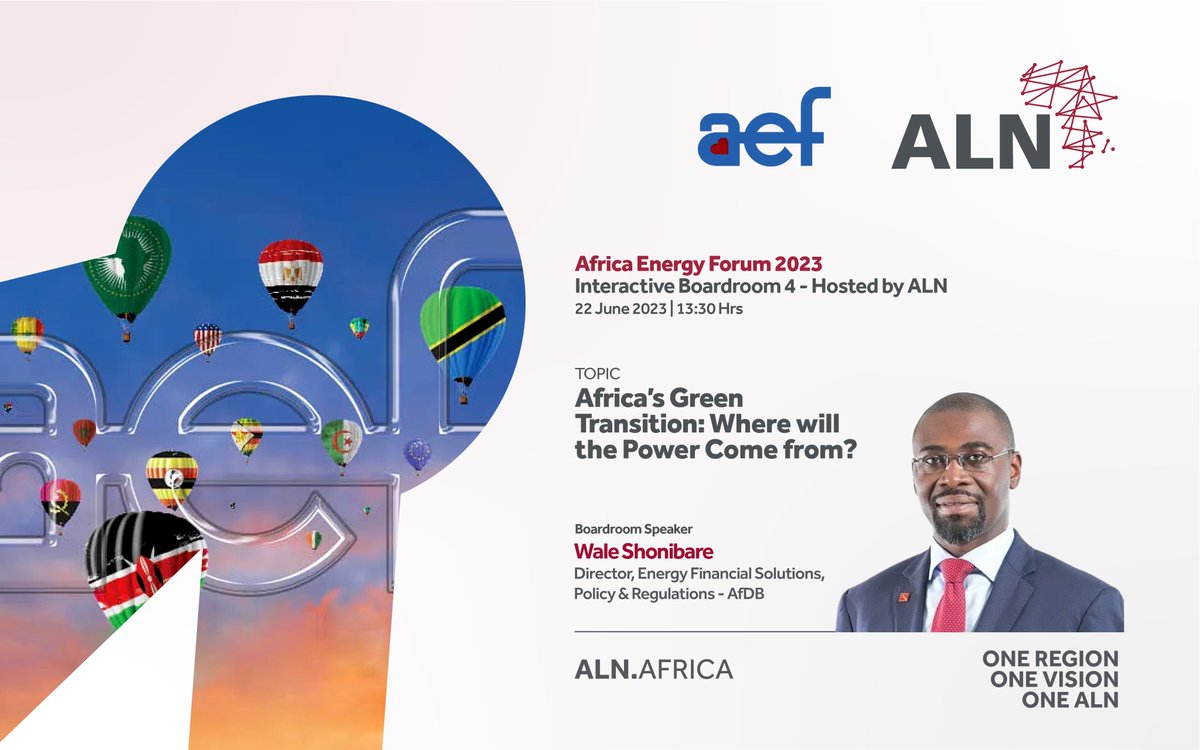 Discover more, including how to register, here: lnkd.in/drEjJJnz

#OneALN #AfricaEnergyForum #EnergyTransition #SustainableEnergy #RenewableEnergy #EnergySector #MiningSector #ALNinsights #energyinfrastructure #energyprojects #future #africa