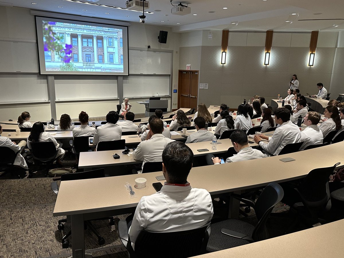 washusurgres's tweet photo. So honored to have ⁦@MarylandSurgery⁩ Chair Dr. Lau offer incredible words of wisdom to the ⁦@WashUSurgery⁩ trainees! https://t.co/Io0cS4U87D