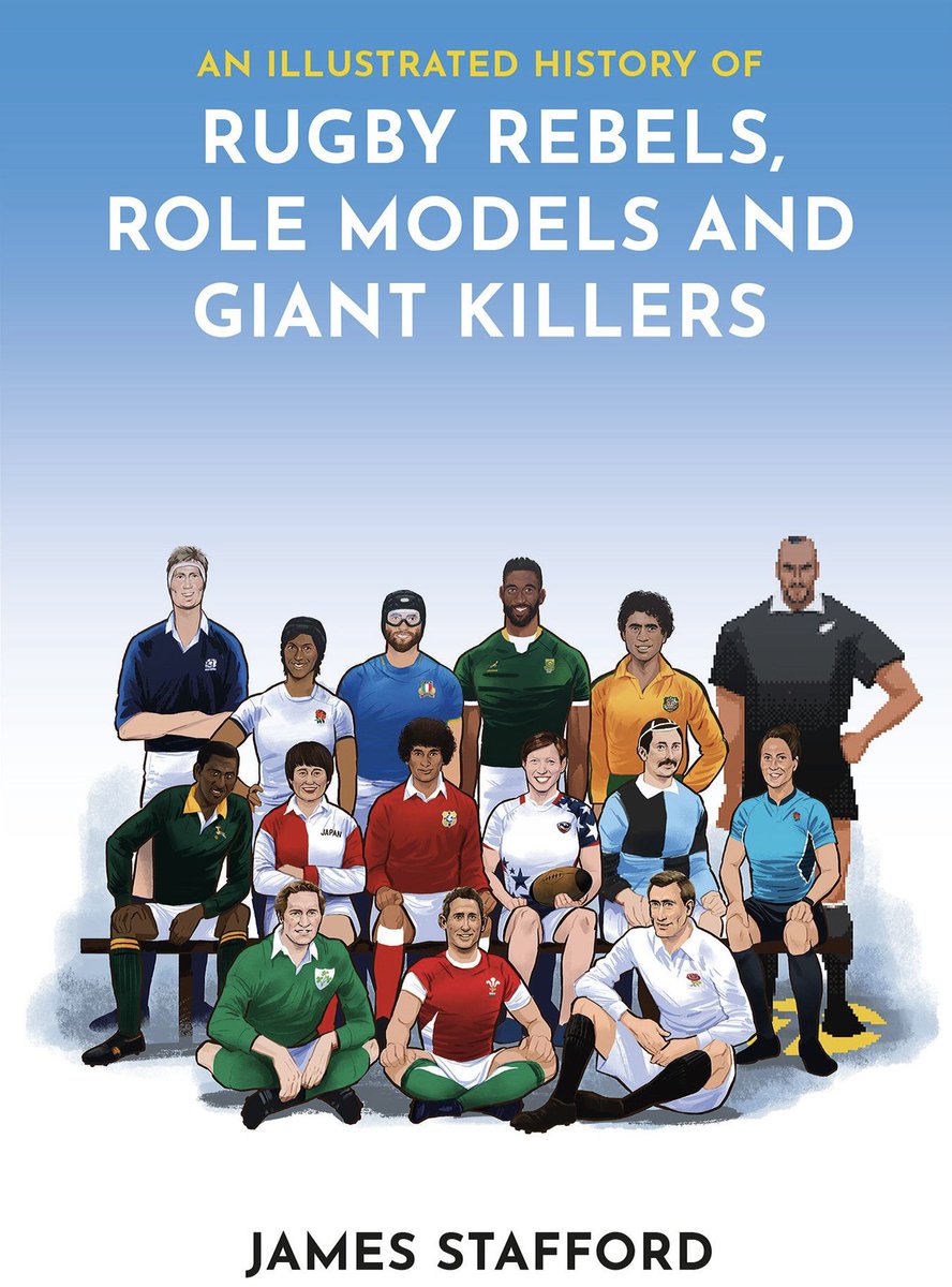 Never in my wildest dreams did I ever think that I would be in a rugby book let alone the front cover with so many rugby legends and hero’s of mine. Well done to @jpstafford for getting this project over the line. I look forward to reading it with immense pride.