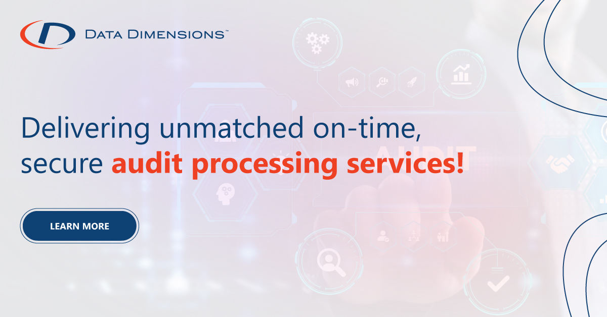 DataDimensions1's tweet image. #DataDimensions offers industry-leading, HIPAA-compliant features and processes; delivering unmatched, on-time, secure audit processing services to our Clients and Vendors. Learn More: bit.ly/3mn3WPl  

#auditprocessing #healthcare #automation #technology #providerflow