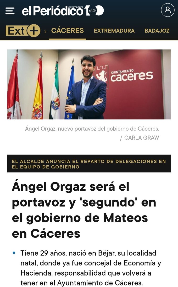 ppbejar's tweet photo. 🔵 Enhorabuena a nuestro compañero Ángel Orgaz Valle, desde el Partido Popular de Béjar nos sentimos muy orgullosos de todos sus logros. 
@PPdeSalamanca @PPopularCyL https://t.co/Hnb6jP2MPY