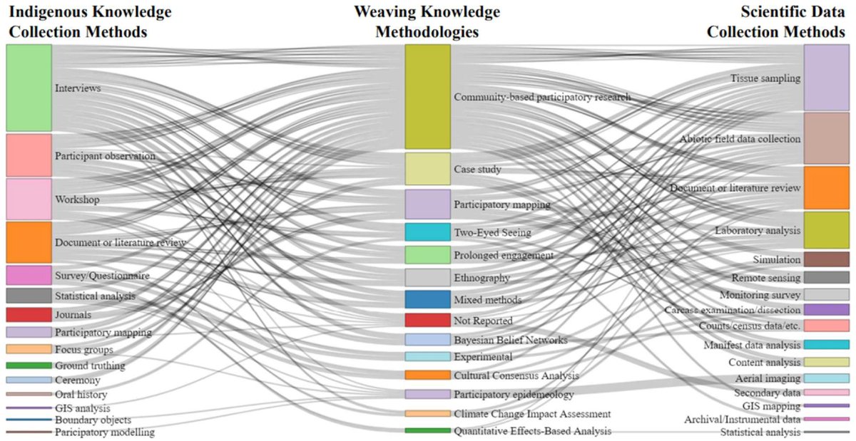 Lydia Johnson et al. review knowledge weaving methods from across the 🇨🇦 literature and offer guidance to researchers in #ecotoxicology, #WildlifeHealth and #conservation on best practices for knowledge weaving and #CommunityEngagedResearch ▶ buff.ly/3NsFh7f