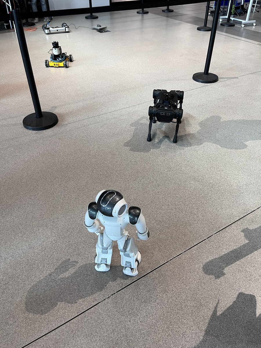 UoM Cognitive Robotics Lab (@corolab_uom) on Twitter photo Today Nao was thrilled to meet a robot dog at the Manchester Centre for Robotics and AI Industry Day.
#elmallard <a href="/UomRobotics/">UoM Robotics</a> <a href="/OfficialUoM/">The University of Manchester</a> Today Nao was thrilled to meet a robot dog at the Manchester Centre for Robotics and AI Industry Day.
#elmallard <a href="/UomRobotics/">UoM Robotics</a> <a href="/OfficialUoM/">The University of Manchester</a>