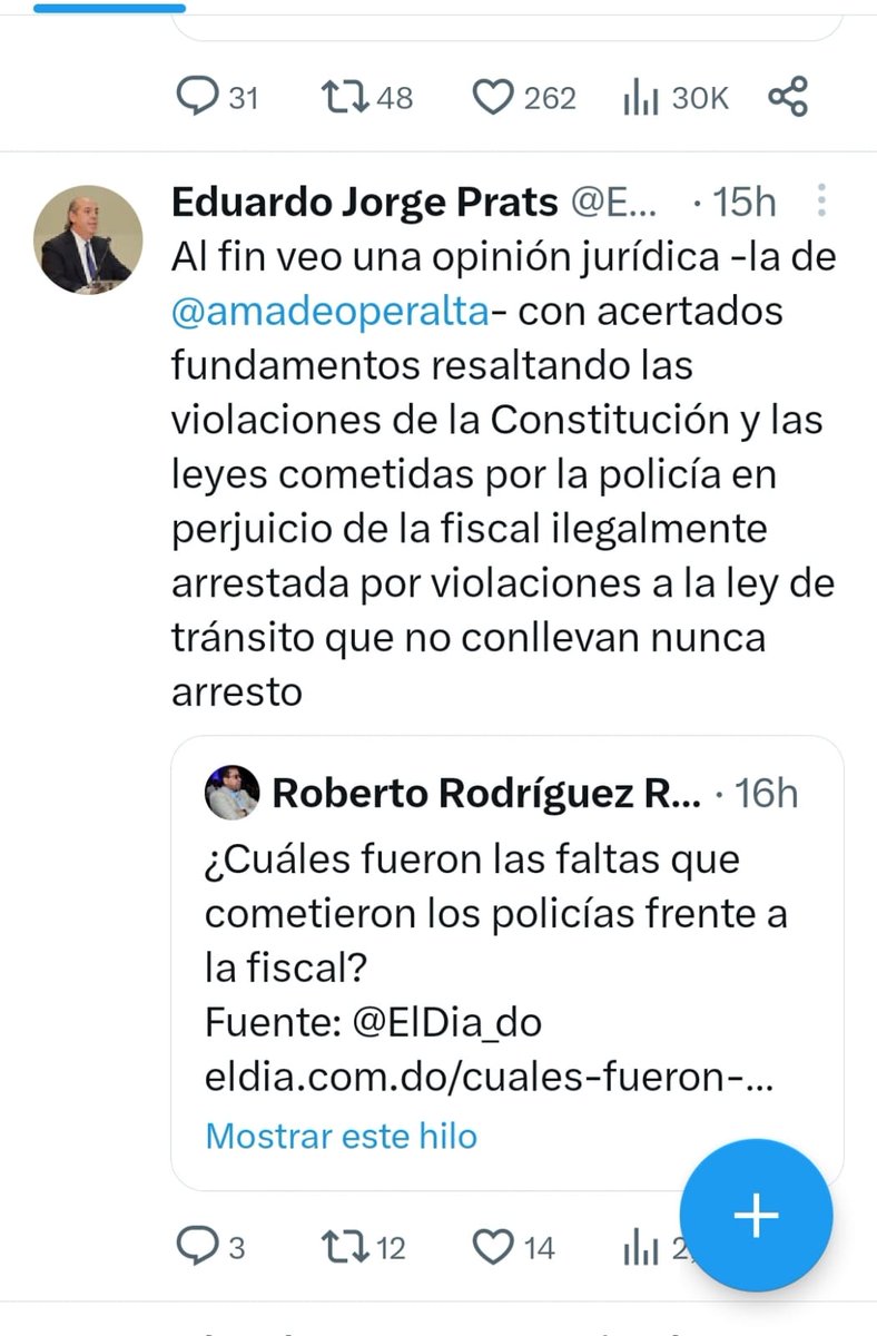 MundoRojo6's tweet photo. Oponión de algunos de los principales juristas del pais sobre el atropello, maltrato, agravio a la fiscal. Ninguno siquiera la conoce, incluyendo mi persona, también abogado.  @pousuazo @KarinaDelaOz @RafaelBaez14 @jacobocolon1 @Nicolasfortm @nieves_rd @Olgadinall @livanesass https://t.co/xhxh3KvuRY