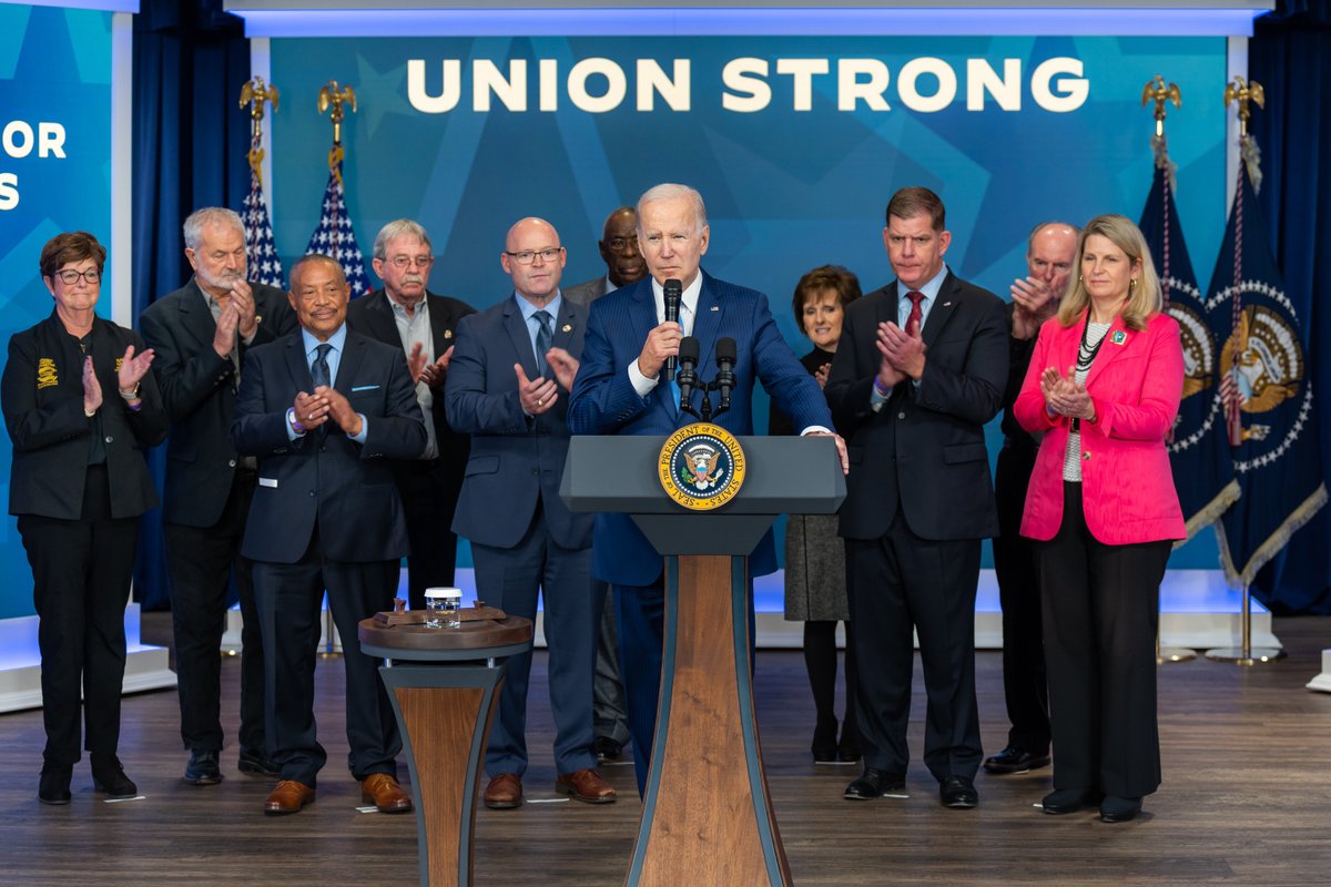 Wall Street didn’t build America. 
 
The middle class built America. 
 
And unions built the middle class.