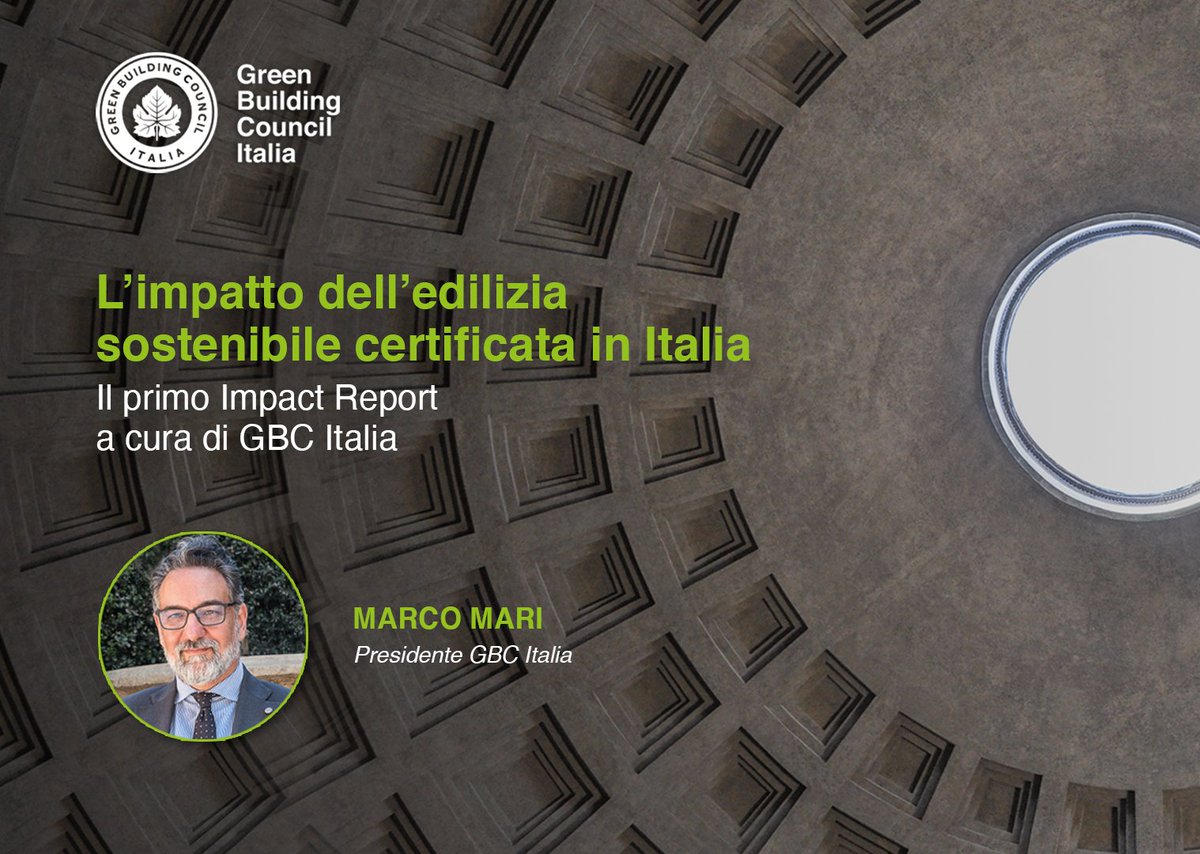 Per la prima volta in Italia un Report per misurare l'impatto dell'edilizia sostenibile certificata: qual è il valore di questo documento e quali orientamenti individua per il futuro?
Ne parla <a href="/MarcoMari1965/">Marco Mari</a>-@PresidenteGBCit ai microfoni di <a href="/INGENIOnews/">INGENIOnews</a>
🎙️youtu.be/BoRcsD5bY7Q