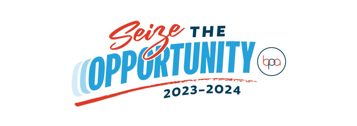 BPAconnect's tweet photo. BPA members will be encouraged to “Seize the Opportunity” throughout the upcoming year. This theme aims to highlight the many opportunities BPA provides for student members. Read more: https://t.co/zDJKnwn5ou https://t.co/xLWBEvn0PI