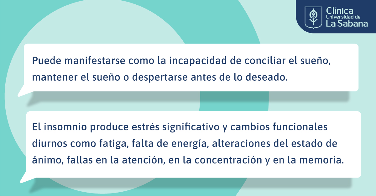 💡 Te ha dado insomnio y no puedes trabajar al día siguiente, aquí te contamos más sobre esta enfermedad.

Algunos consejos para tratarlo son:
Mantener el dormitorio a una temperatura agradable con unos niveles mínimos de luz y ruido.✨

#ClínicaUniversidadDeLaSabana