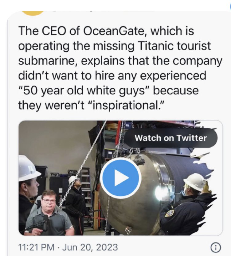 The perils of #AffirmativeAction in real time. #DiversityIsOurStrength , right? Wouldn’t want to hire people who actually knew what the hell they were doing. Hire based on skin color, genitalia, pronouns, and sexual preference — never merit, expertise, or experience! This…