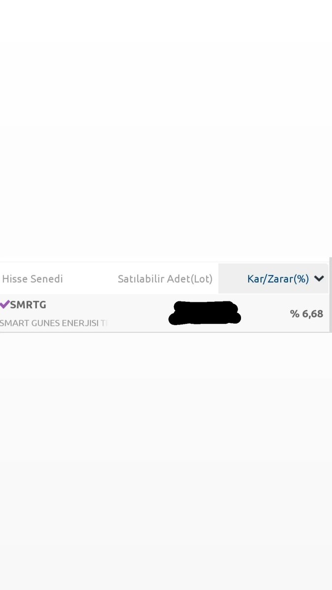 Gün içinde tahtaya çok fazla bakamam diye dün kapanışta #smrtg almıştım yine güzel bir trade işlemi oldu 😄 enayi hazımsız ky beni o kadar bezdirdiniz ki ilk defa bir işlemden ekran görüntüsü atıyorum buyruun..🤪

#borsa #bist100 #alfas #gesan #eupwr #astor #sdtte #sasa #eregl