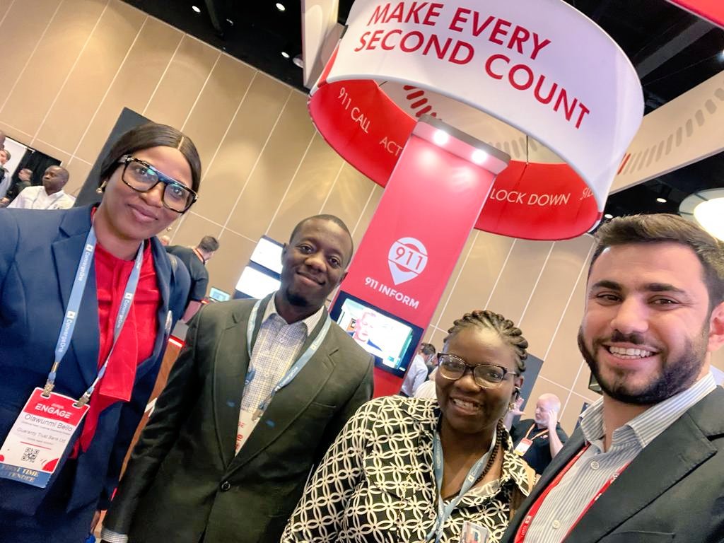 All smiles at #AvayaEngage from our customers who travelled all the way from Nigeria 🇳🇬 to Orlando. We continue to connect with our customers across the globe and deliver #ExperiencesThatMatter