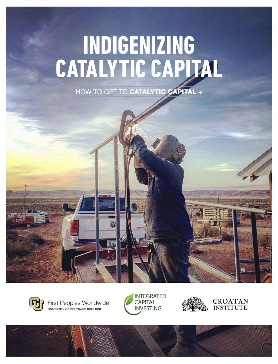 tallgrassinst's tweet photo. 📢 New research demonstrates how #CatalyticCapital in #IndianCountry enables long-term, culturally-aligned economic success and shows just and sustainable growth through self-determination. Full report: https://t.co/9mQwF5kT2m #IndigenizingCatalyticCapital https://t.co/QYYMnJzKV6