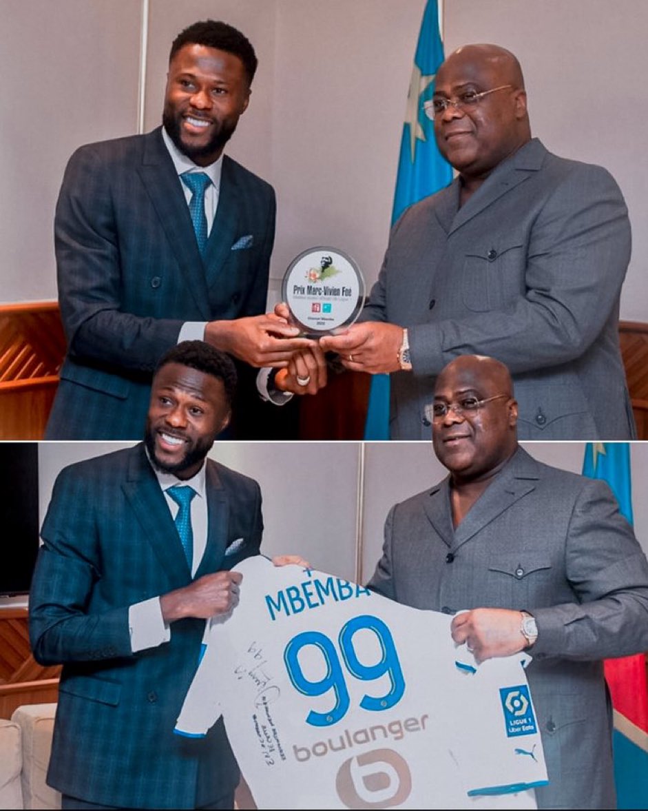 Chancel Mbemba 🇨🇩 avec le Président du Congo RDC !

#TeamOM