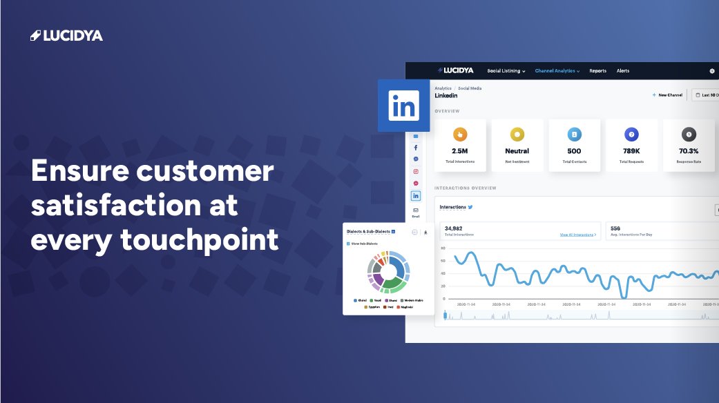 Lucidya's tweet image. Experience the true power of the world&apos;s largest professional network,#LinkedIn through our #ChannelAnalytics product. 
Take your customer experience to new heights by leveraging unparalleled speed and accuracy in your decision-making processes. 
Request a demo today.⬇…