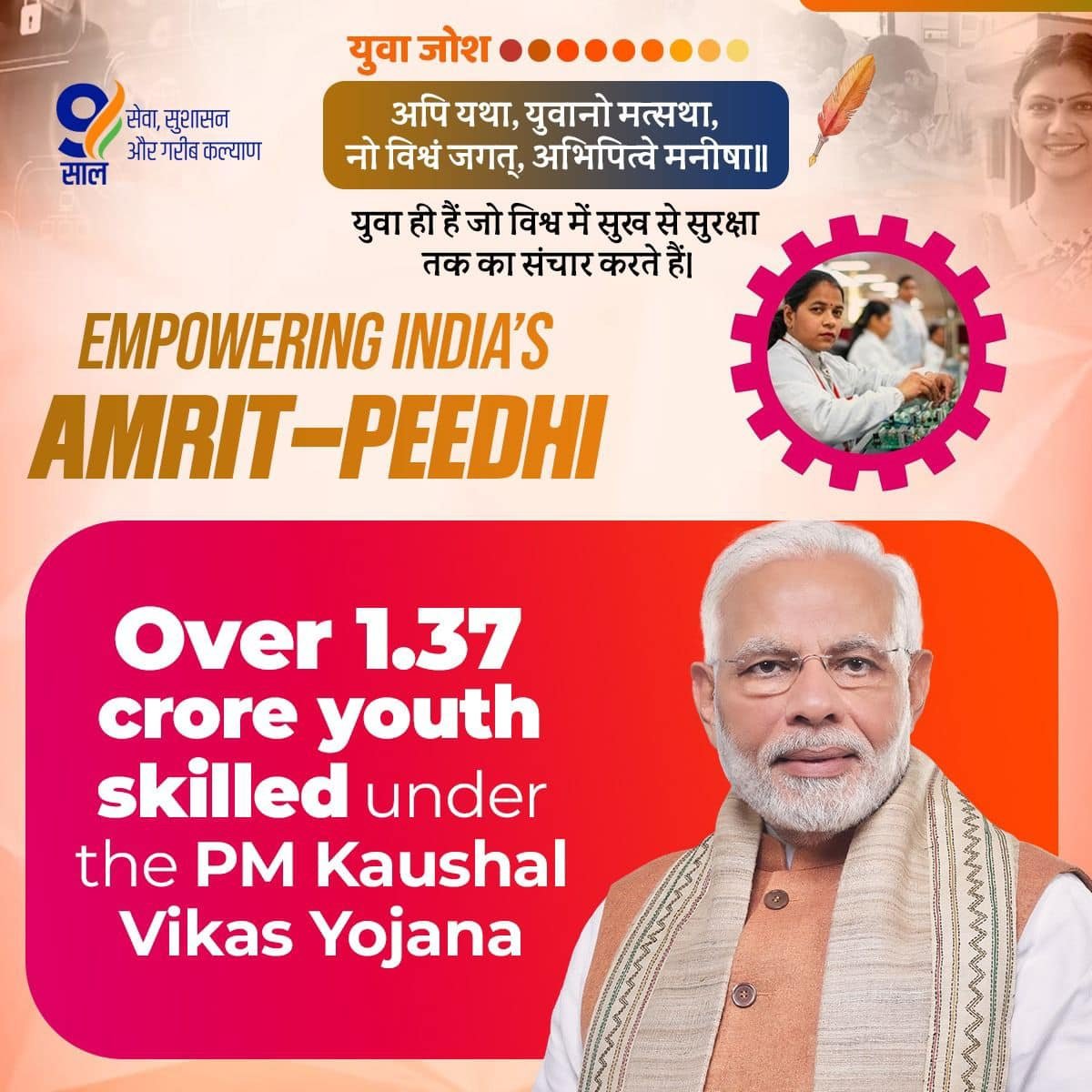 SivakumarModi2's tweet photo. #YuvaJoshKe9Saal
Empowering India’s Amrit-Peedhi
via NaMo App https://t.co/1eGuk5pnWc