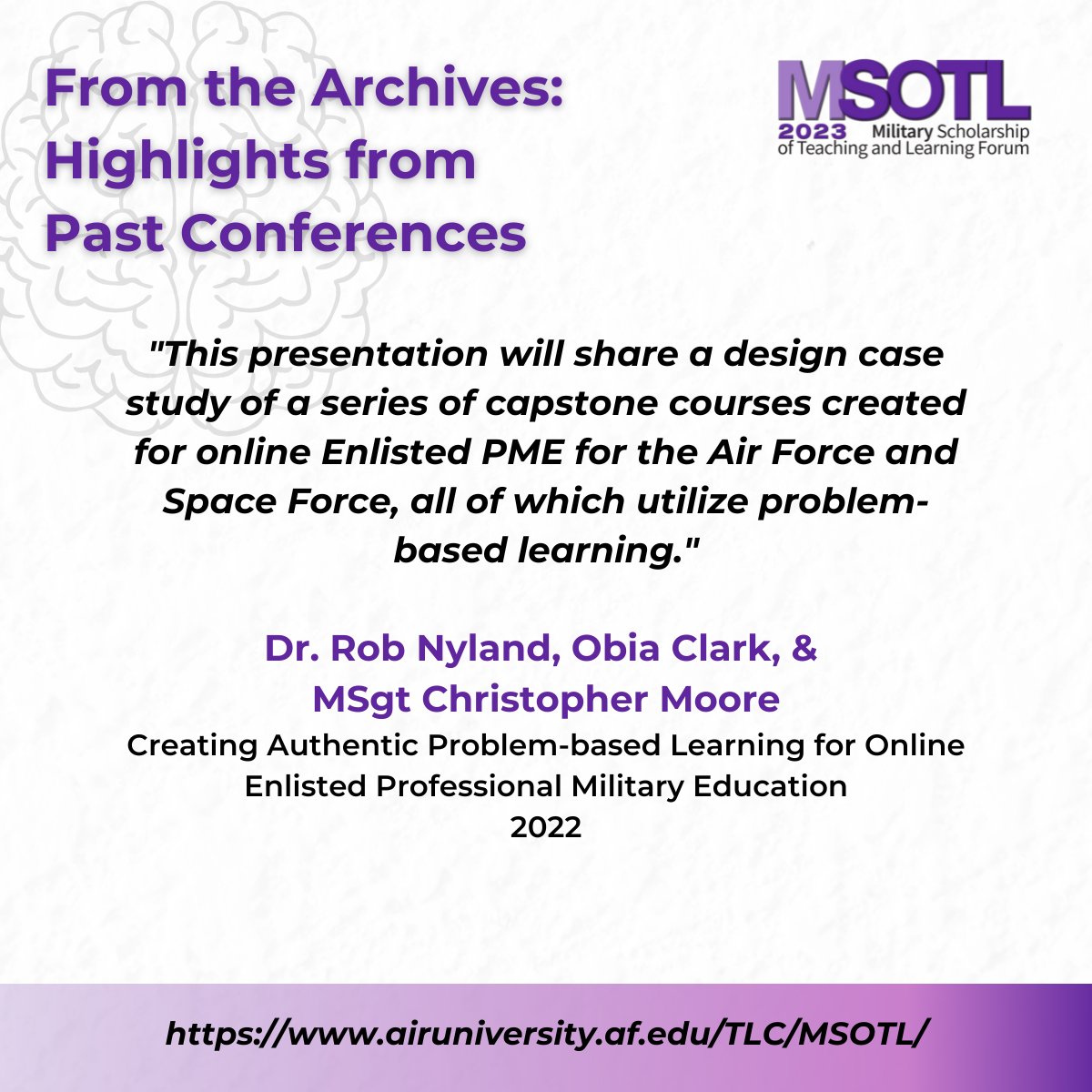 Air University Teaching & Learning Center tweet media