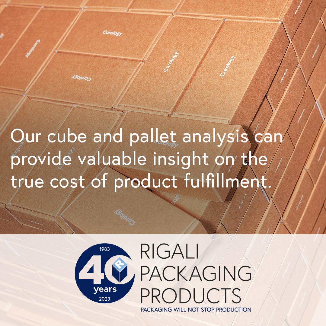 Our cube and pallet analysis can provide valuable insight on the true cost of product fulfillment. ⁠
…..⁠
#rigalipackaging #custompackaging #packagingsolutions #packaginginnovation #consultationservices
