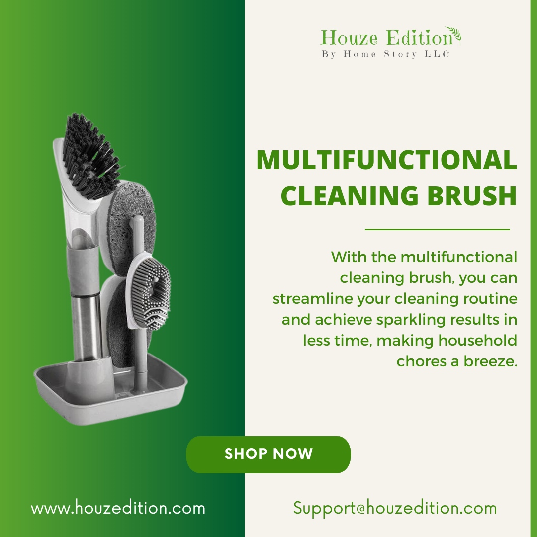 houzedition's tweet image. 🧹✨Streamline your cleaning routine with our multifunctional cleaning brush. 

Effortlessly tackle household chores and achieve sparkling results in no time, making cleaning a breeze. 

#EfficientCleaning #SparklingResults ✨🏠