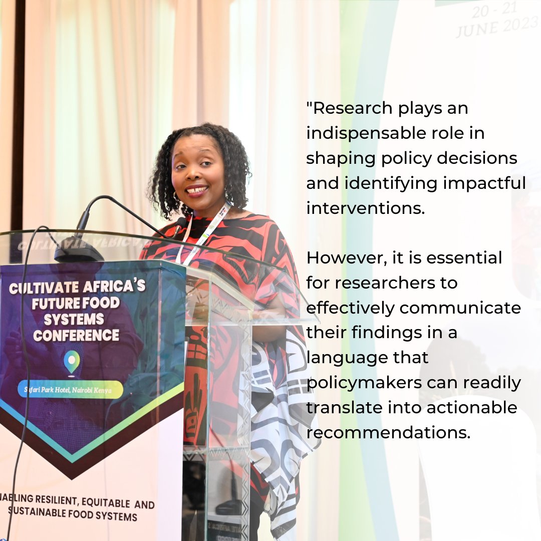 "By bridging the communication gap between #policymakers &amp; #research institutions, we can enhance the uptake of #evidence-based solutions &amp; drive meaningful #policychanges for the betterment of society" ~ <a href="/elianeubalijoro/">Eliane Ubalijoro</a> - <a href="/CIFOR_ICRAF/">CIFOR-ICRAF</a>
#CultiAF #ACIAR

<a href="/ACIARCEO/">ACIAR CEO</a> <a href="/ACIARAustralia/">ACIAR</a>