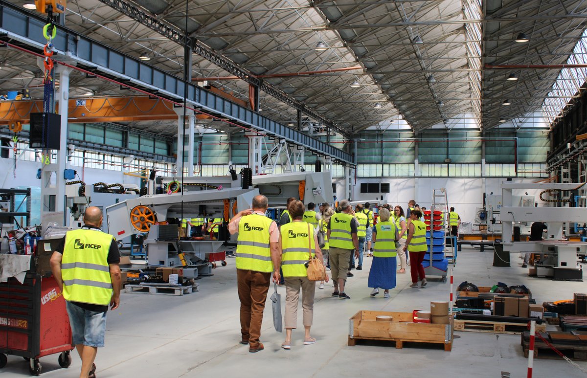FICEP's tweet photo. Guided tours of FICEP headquarter and production facilities, live demos of our machines, presentations on the latest innovations and networking activities: these ingredients made last week 𝗗𝗔𝗖𝗛 𝗢𝗽𝗲𝗻 𝗛𝗼𝘂𝘀𝗲  an enriching experience. 

Vielen Dank! 🚀

#steelthinking https://t.co/9CuGDFaBFF