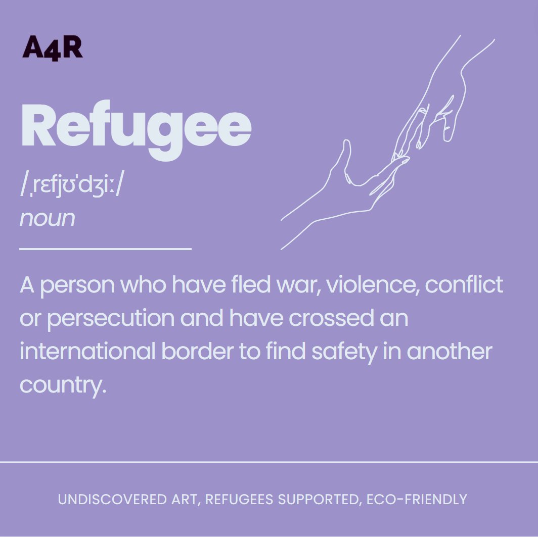 Have a look at how we support refugees here 📷
arts4refugees.com
#arts4refugees #RefugeeWeek #refugeeweek2023 #flipthescript #impact #makeanimpact