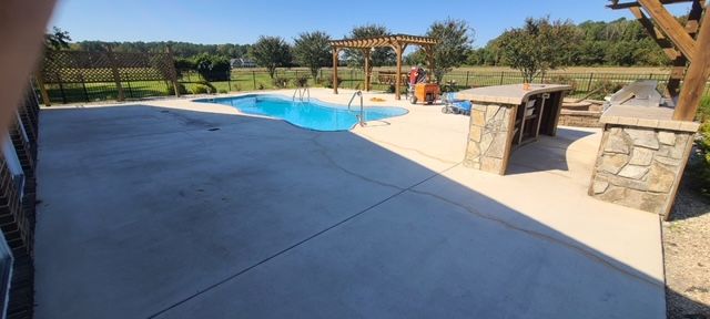 THIN-FINISH™ pool deck transformation

#antimicrobial #chemicalresistant #poolside #elitecrete #architects #summer2023 #durable #pooldeck #pool #locallyowned #stainresistant #summertime #protectivecoatings #poolday #cementitious #customfloors #flooringideas