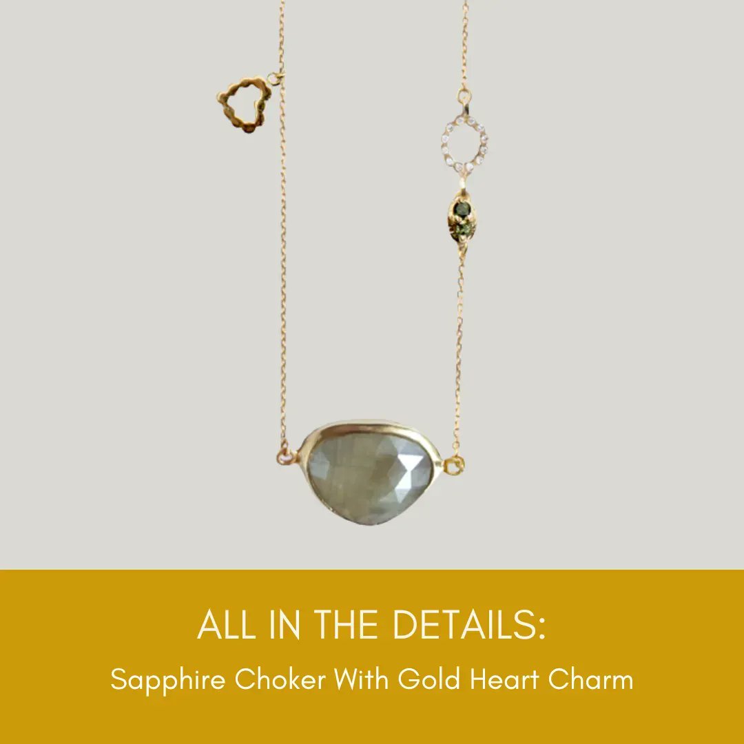 HaniaDesigns's tweet photo. A moment of appreciation for the ultimate statement necklace. Click through to learn all about our Sapphire Choker.

#jewelrydesign #jewelry #gemstones #gemstonejewelry https://t.co/NdX2dJ1azS