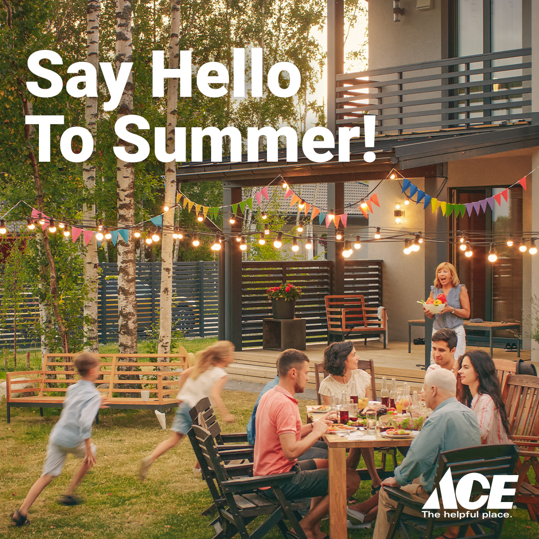 The heat is on ☀️ Summer is officially here! What’s your favorite summertime activity? #MyLocalAce #Summer #FernandesLumber