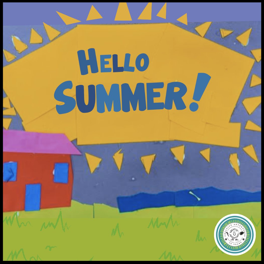 It's the #SummerSolstice! This student's collage reminds us that our big sun is shining whether we can see it or not☀️ Enjoy your longest day, everyone! 
#makemoreart #kidsmakeart #getinspired #becreative #afterschoolart #summercamp #artcamp 
ArtInYou.com