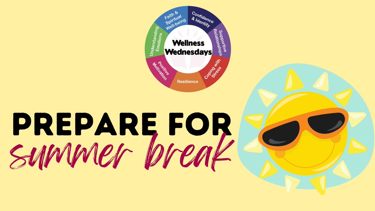 Summer break will look and feel differently for everyone. In today’s Wellness Wednesday, we share some tips and resources to prepare for summer break. #LDCSBMentalHealthTips