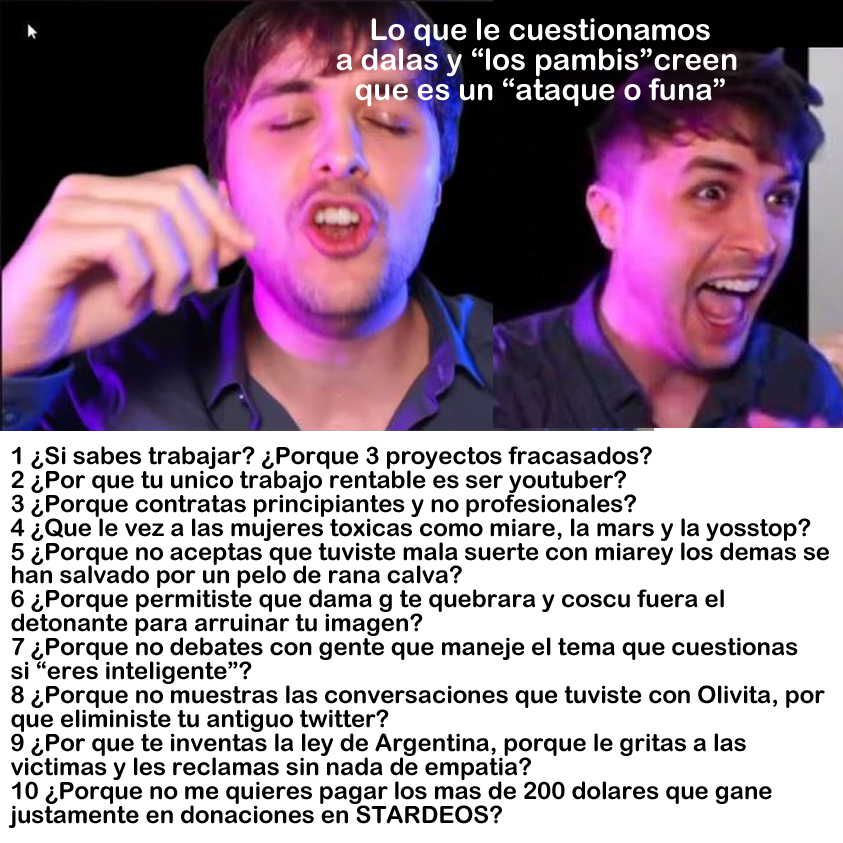 @Detmant_gamer Creer que somos haters cuando HACEMOS EXACTAMENTE lo que tu DIOS dalas hace, damos nuestra opinión en BASE A PRUEBAS, pruebas que ignoran, ocultan y no las enfrentan como debe de ser, pero se que no te importa, es obvio que quieres atencion y nada mas https://t.co/Oh1G9nOrB3