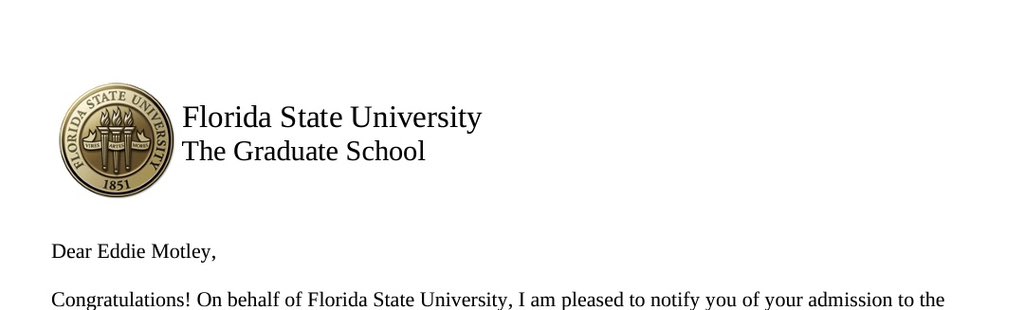 Congratulations my guy!! Masters program at your dream school <a href="/BISH0PHOLLYWOOD/">BISHOP HOLLYWOOD</a>