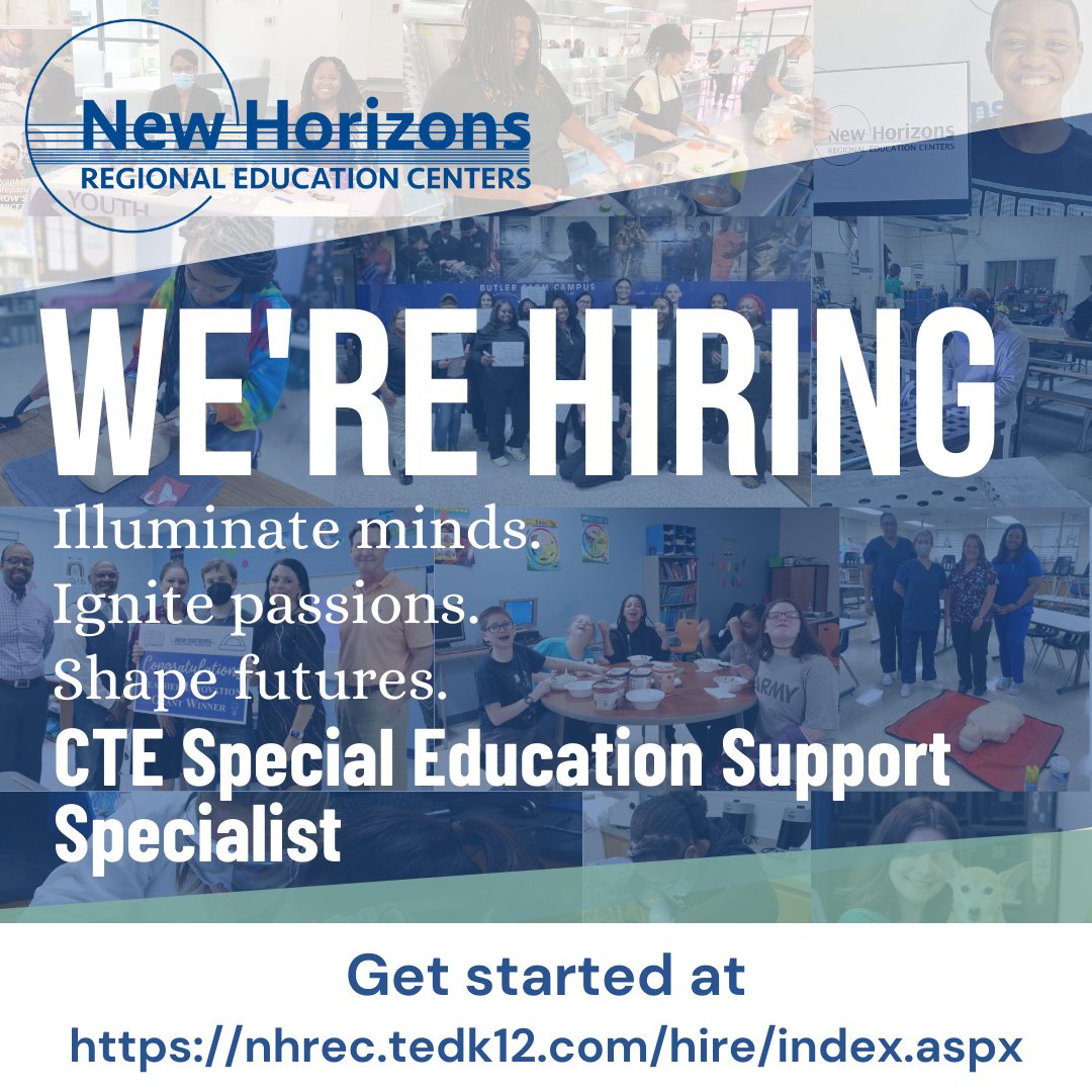 We're hiring! Are you ready to illuminate minds, ignite passions, and shape futures? Apply for our Special Education Support Specialist position today! loom.ly/cOCL4RA