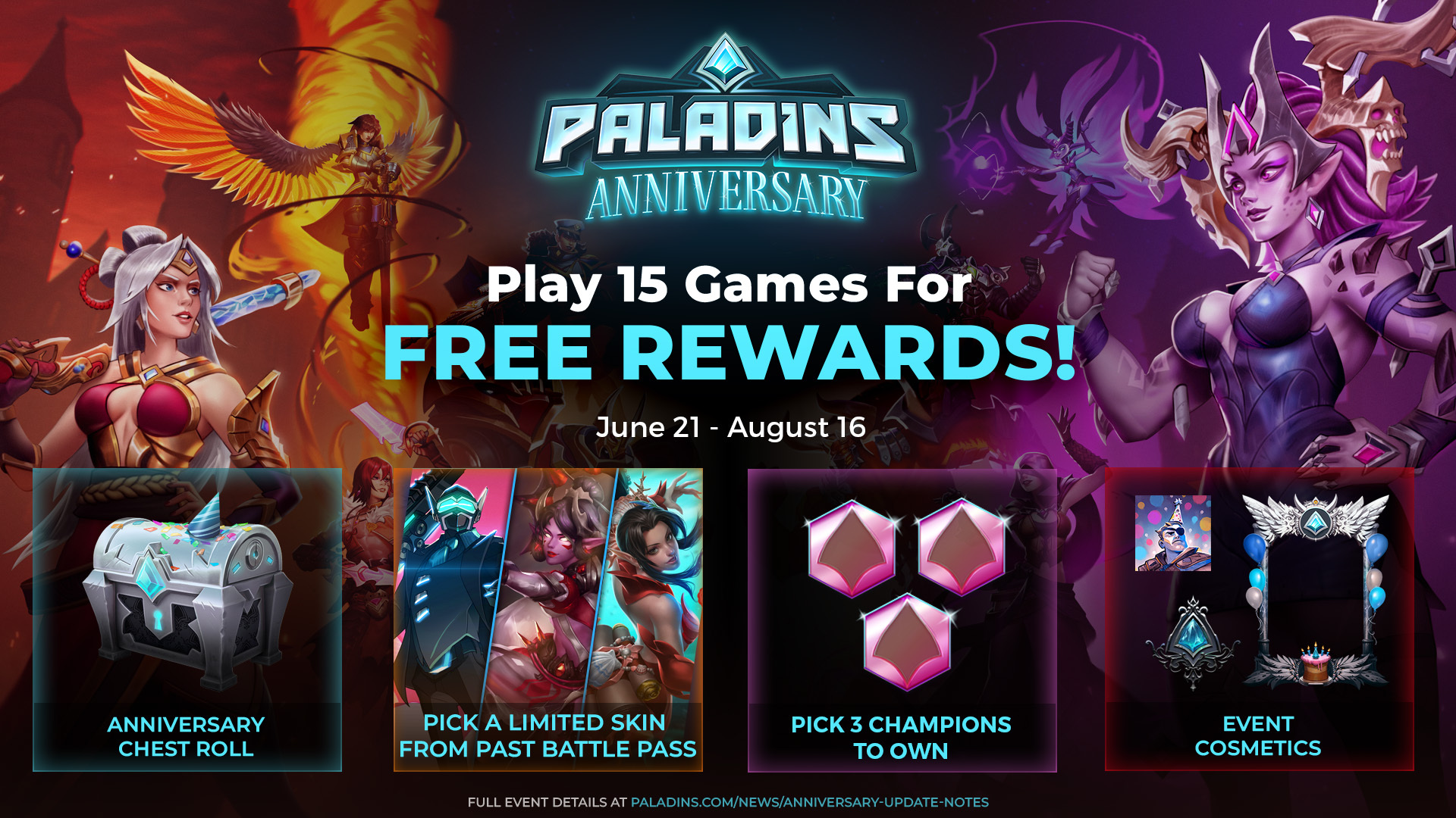 Paladins - Gift Giving Bundle Price history (App 980720) · SteamDB