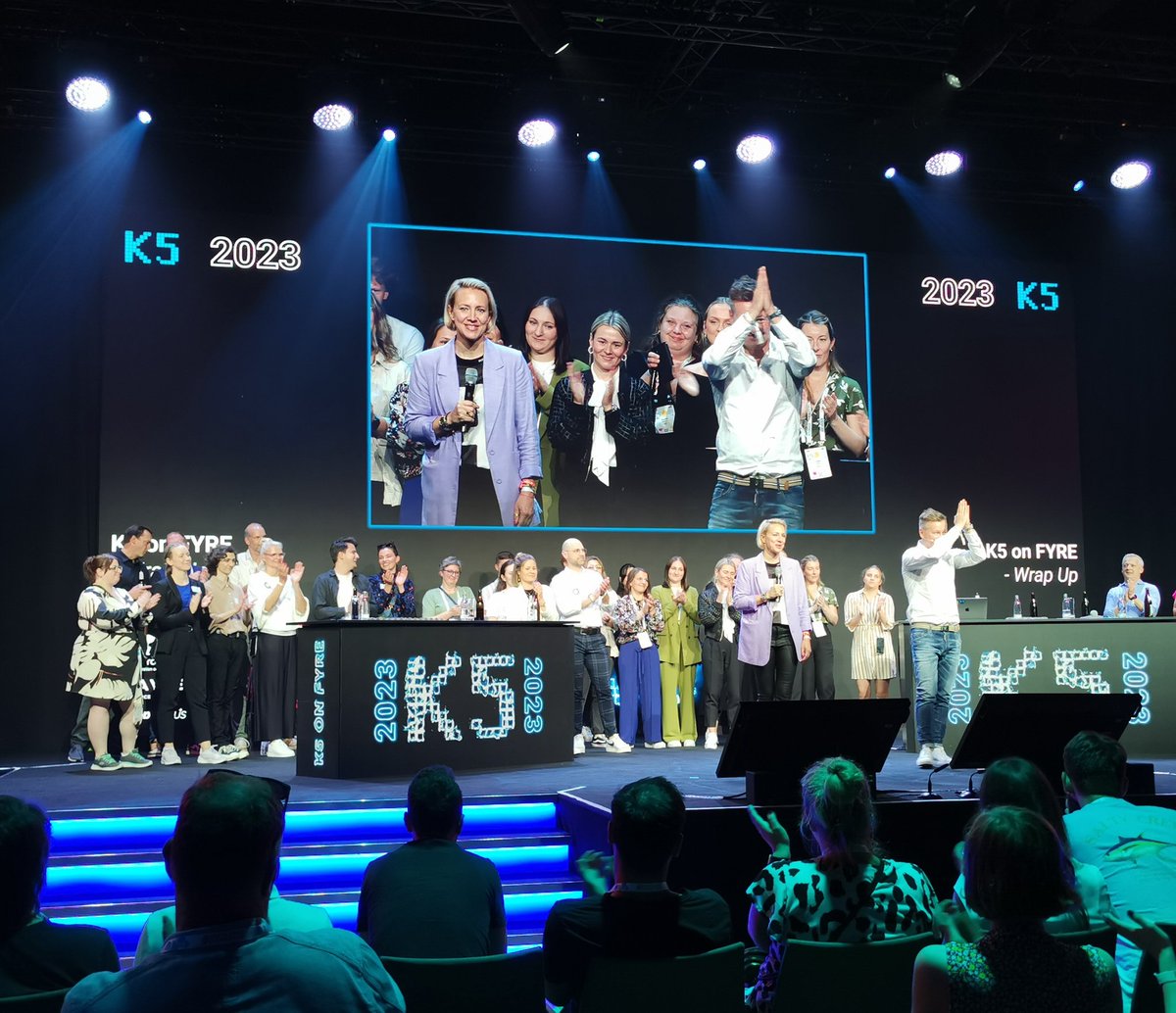 #k52023 großes Finale. Schön war es. Danke an <a href="/Niouky/">Verena Schlüpmann</a>, <a href="/SvenRittau/">Sven Rittau</a> und das ganze #k5-Team