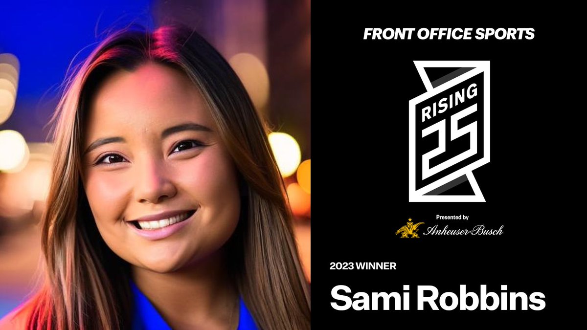 A huge congratulations to our very own Sami Robbins on being named to the @FOS #Rising25 Class of 2023! She has been an integral part of the success of our College NIL Partnerships. We are proud of her accomplishments thus far and look forward to what’s ahead!