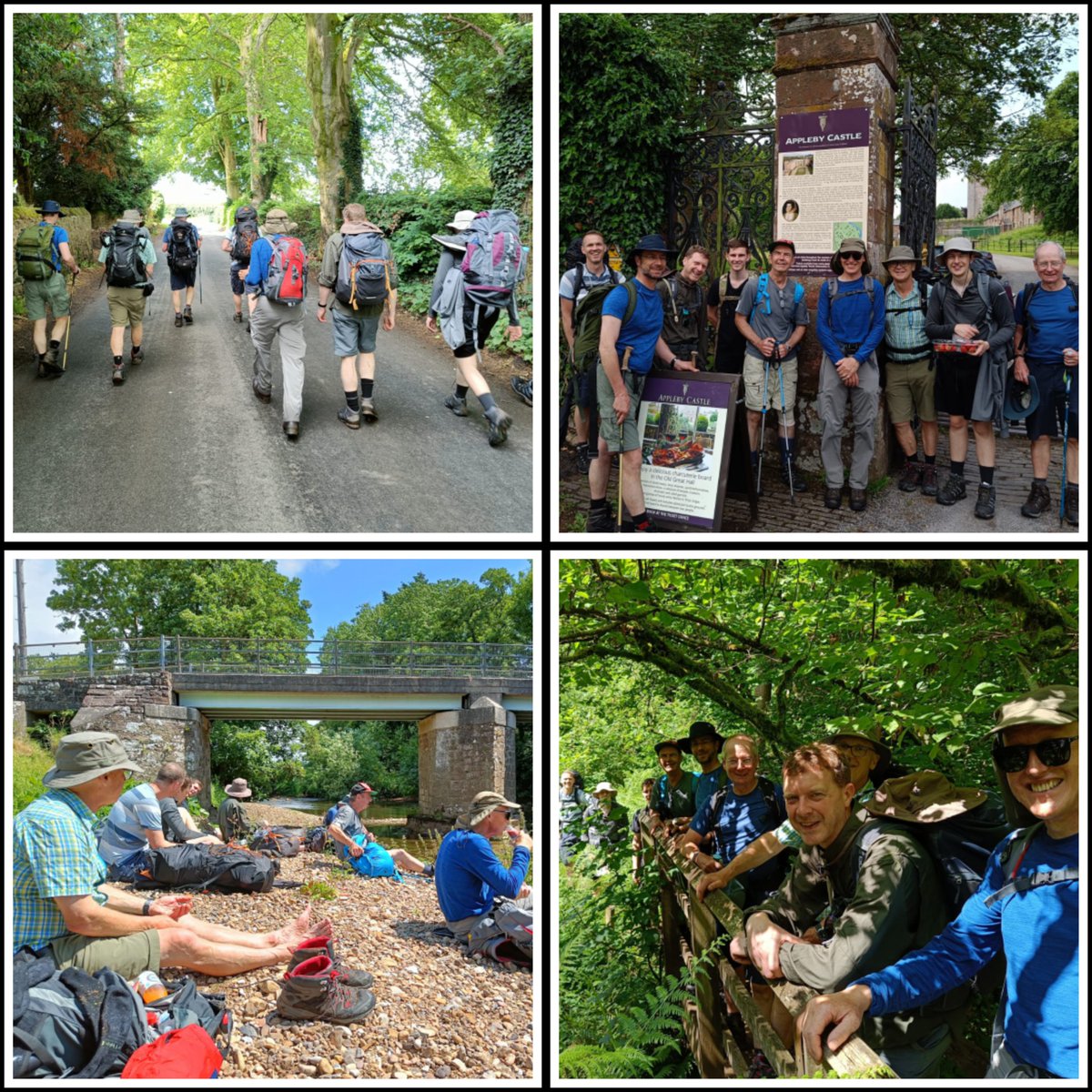 The All Saints trekkers are making excellent progress on Day 2, whilst finding time to stop and appreciate the beautiful countryside #AllSaints #Ilkley  bit.ly/LAW-June23