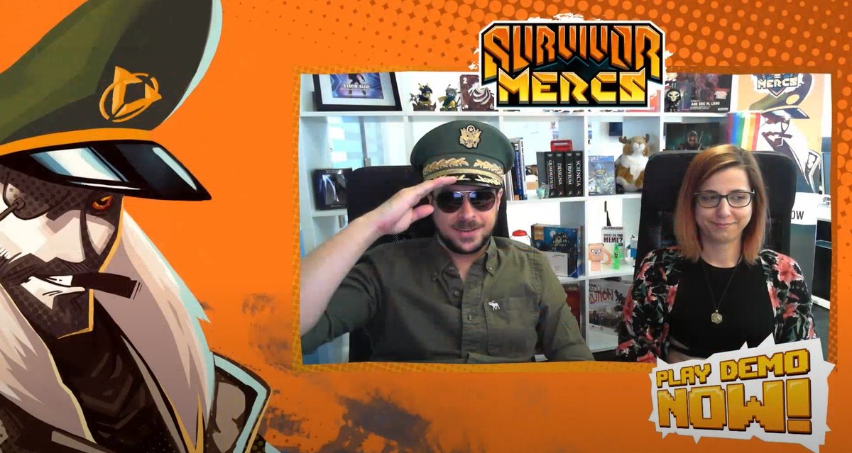 We're hosting a live stream tomorrow on Steam with an exclusive dev AMA!

We are playing the #SurvivorMercs demo, and wearing a silly costume. What other arguments do you need?

Link to broadcast in thread 🔽
#SteamNextFest