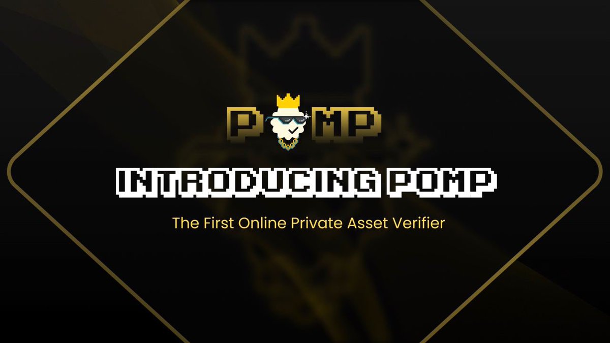 POMP - Proof Of My Possessions (@apppomp) on Twitter photo Introducing Proof of My Possessions (POMP): Your Trustless Private Asset Verification Tool 🚀
<a href="/AppPOMP/">POMP - Proof Of My Possessions</a> allows to verify on-chain activity and assets while keeping wallet address and sensitive information private.
Say goodbye to compromising your privacy! Introducing Proof of My Possessions (POMP): Your Trustless Private Asset Verification Tool 🚀
<a href="/AppPOMP/">POMP - Proof Of My Possessions</a> allows to verify on-chain activity and assets while keeping wallet address and sensitive information private.
Say goodbye to compromising your privacy!