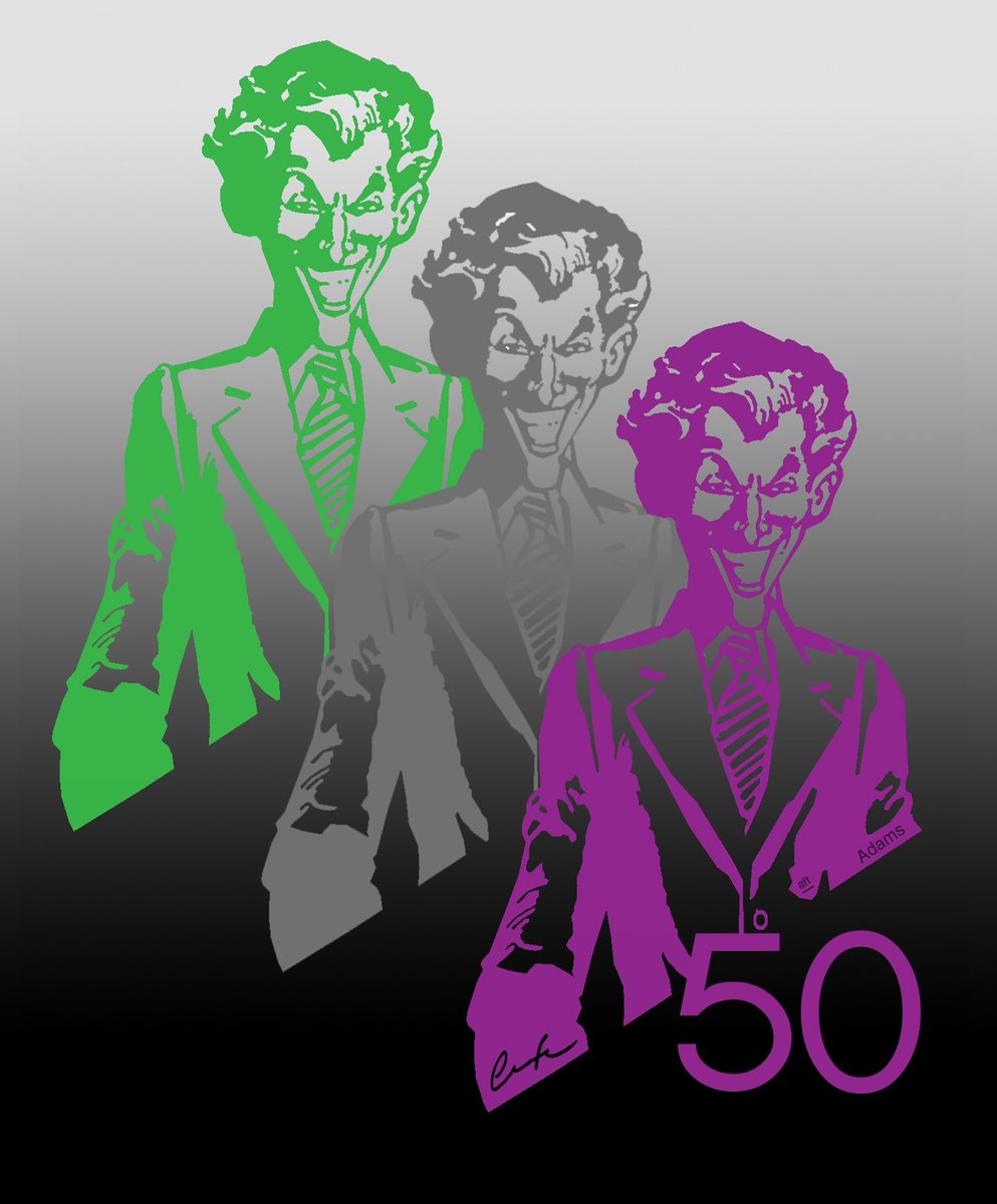 ChuckBrouilette's tweet photo. #50YearsAgoToday #TheJoker #returnedToComics in #Batman #comics #251 for theFirstTime since his 1969 #JusticeLeagueOfAmerica appearance when he got #SnapperCarr #bouncedFromTheTeam & their OG #HappyHarbor #HQ shutDown here heβs #evenMoreHeartless #SharkTank-ing #TheCapedCrusader https://t.co/IXBPsWGRyI
