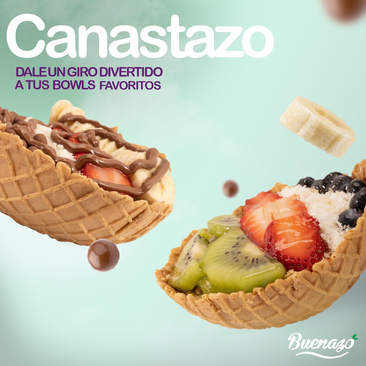 Dale un giro divertido a tus bowls favoritos 🍓🥥🥝