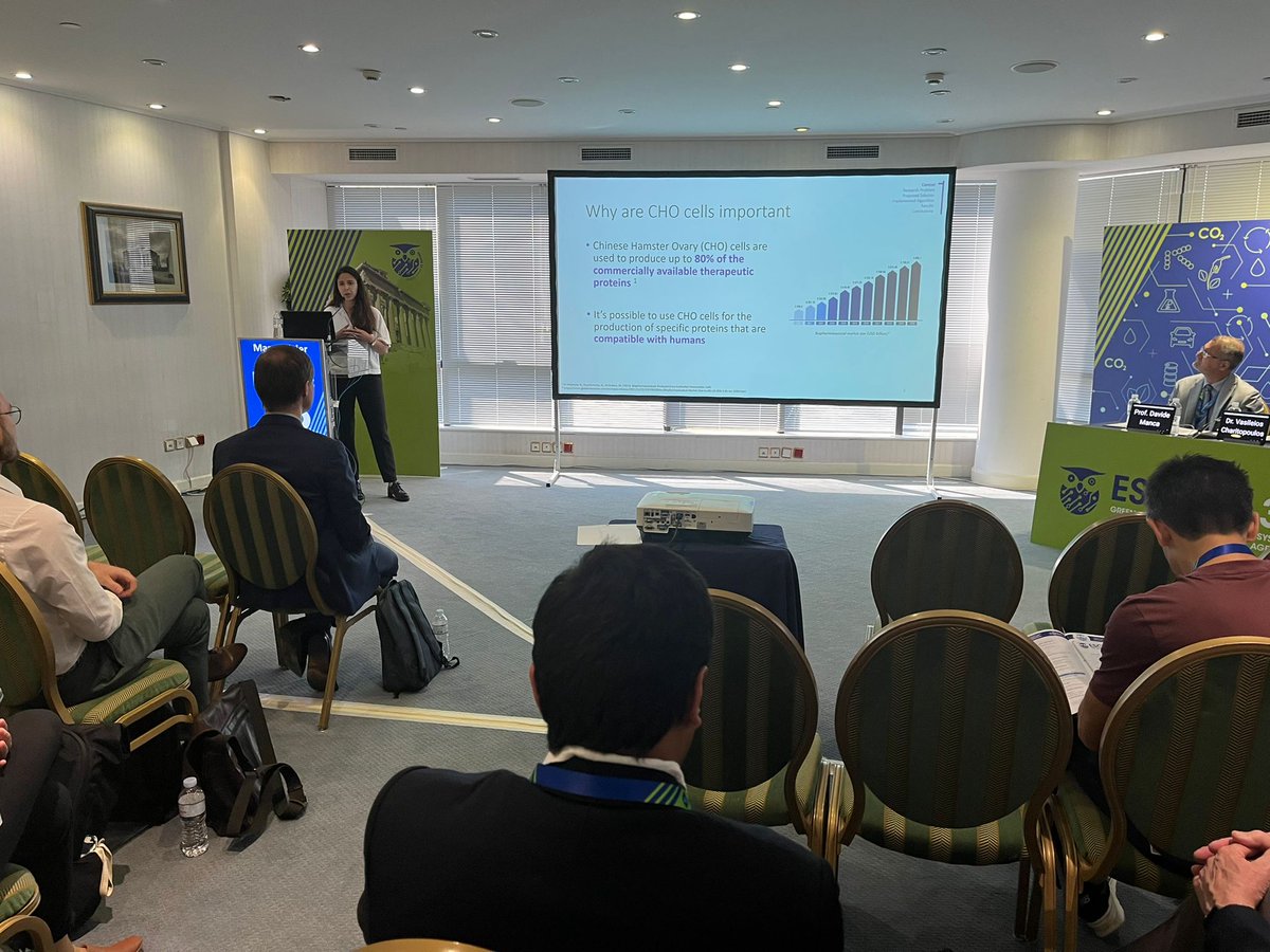 This week, I had the chance to attend my very first #ESCAPE33, where I had the opportunity to present my research on modeling cell cultures. It was a wonderful experience to share my work with fellow PSE researchers! @KontoravdiC