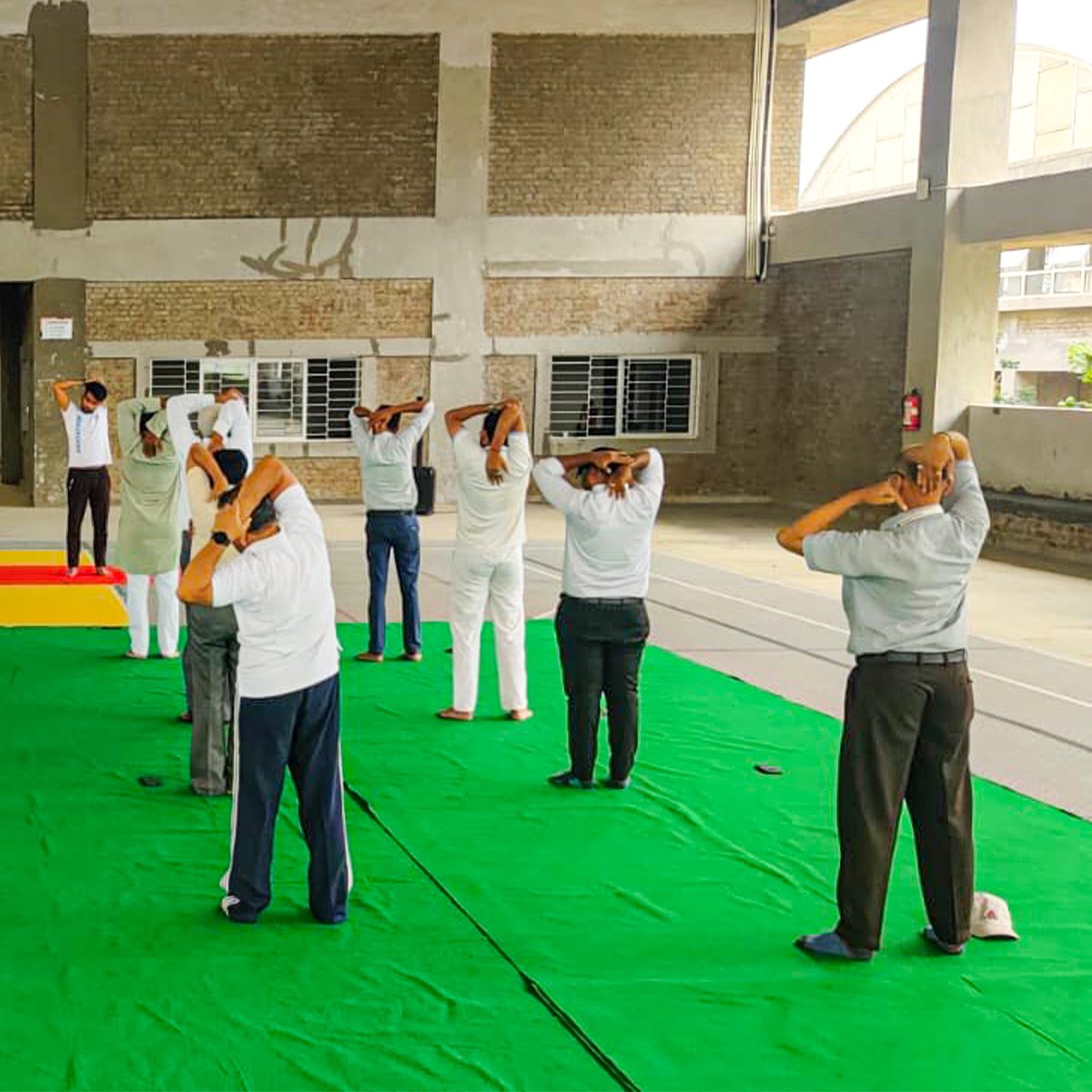 Vibrant energy and serene tranquility merge as Col. Sanjay Datta and the VU team lead an incredible yoga extravaganza.

Join us on a journey of self-reflection and holistic well-being at Vijaybhoomi University. 🧘‍♂️✨

#VijayBhoomiUniversity #InternationalYogaDay2023 #YogaEveryday