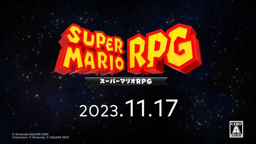 JP Direct continues with a remake of Super Mario RPG, made with Square Enix & coming on 17 November