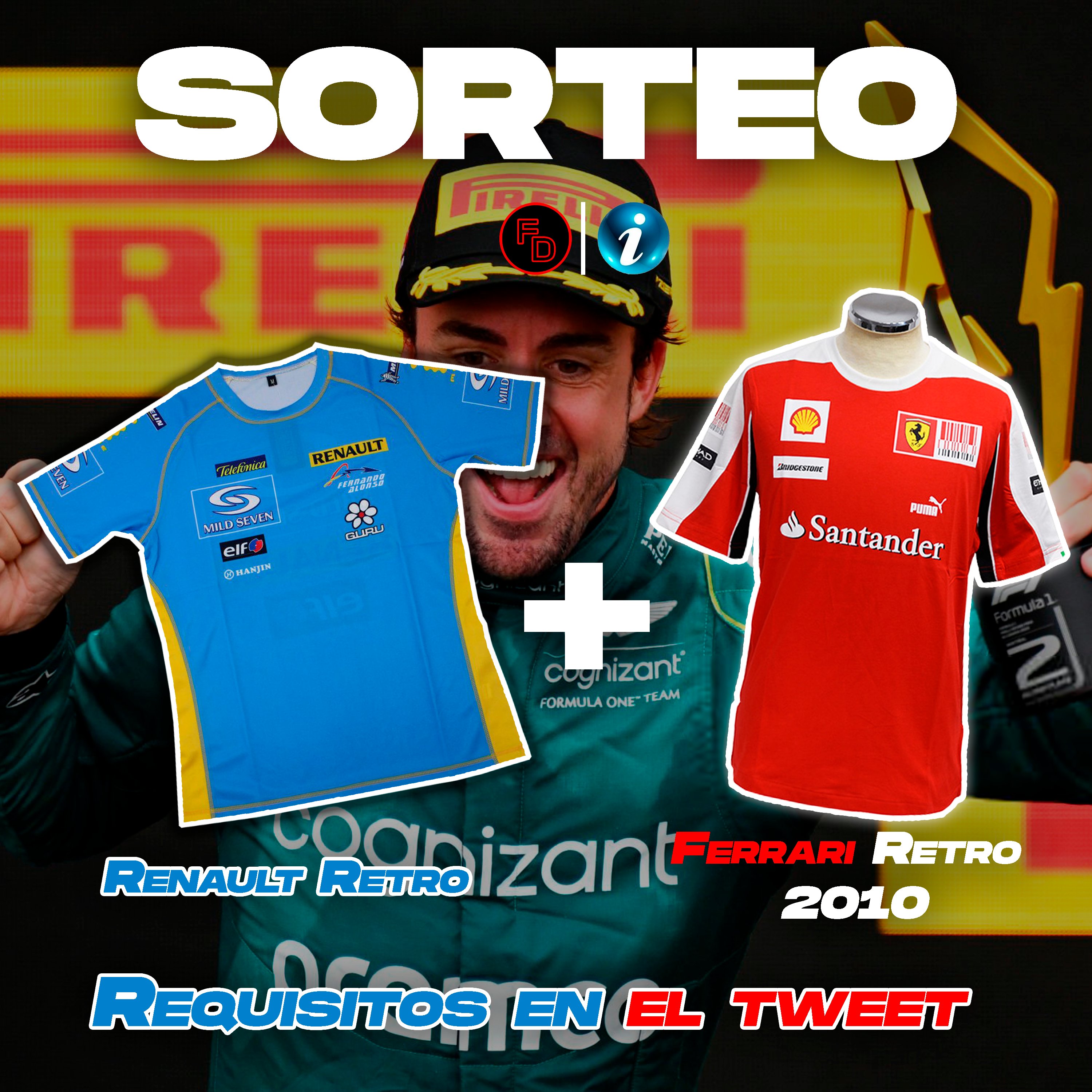 Camiseta Renault Team 2023 Fernando Alonso